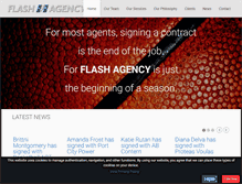 Tablet Screenshot of flash-agency.net